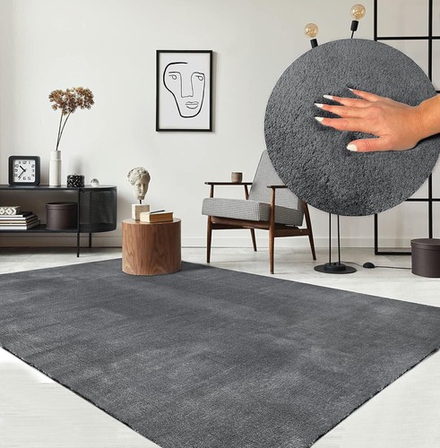 Kurzflor einfarbig teppich - kurzflor,