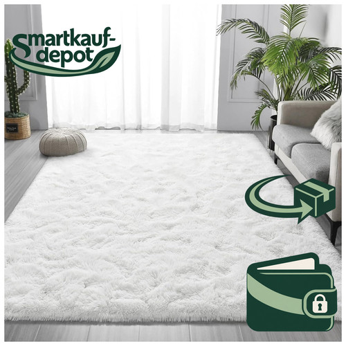 Teppich weiß langflor - teppich,