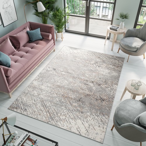 Teppich wohnzimmer verwischtes - teppich,