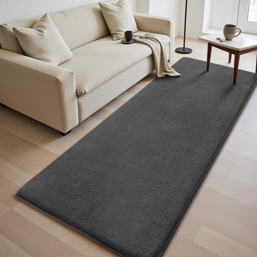 Kurzflor einfarbig teppich - einfarbig,