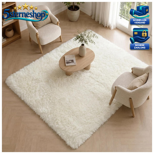Teppich hochflor flauschig - teppich,